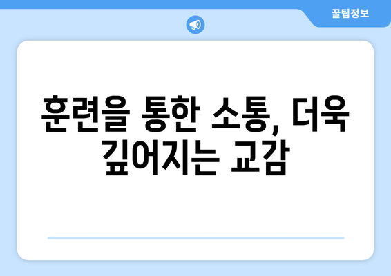 반려견과의 유대감을 높이는 다양한 활동