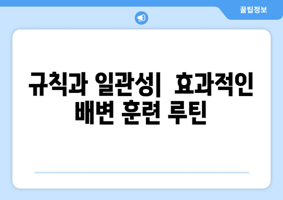 반려견의 효과적인 배변 훈련 방법